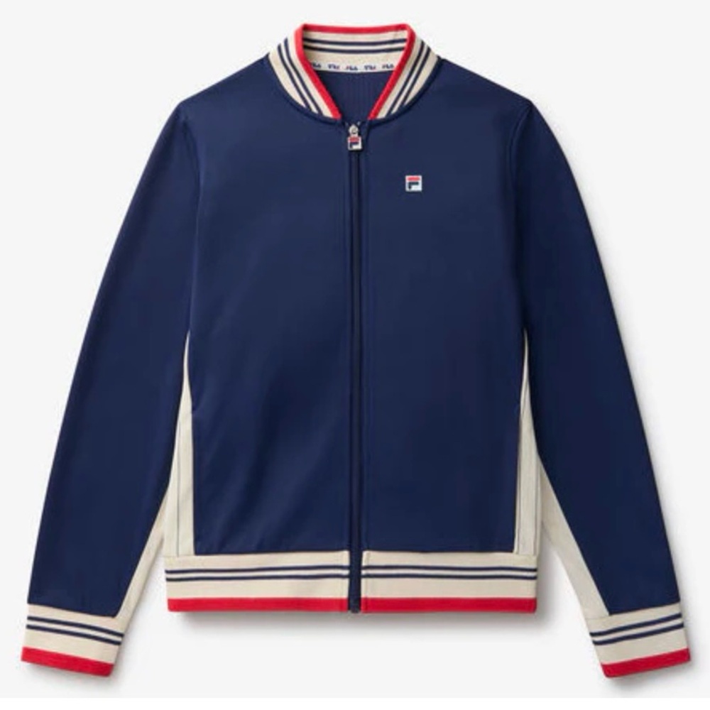 Fila Iconic Settanta Jacket Navy/Gardenia/Fila Red